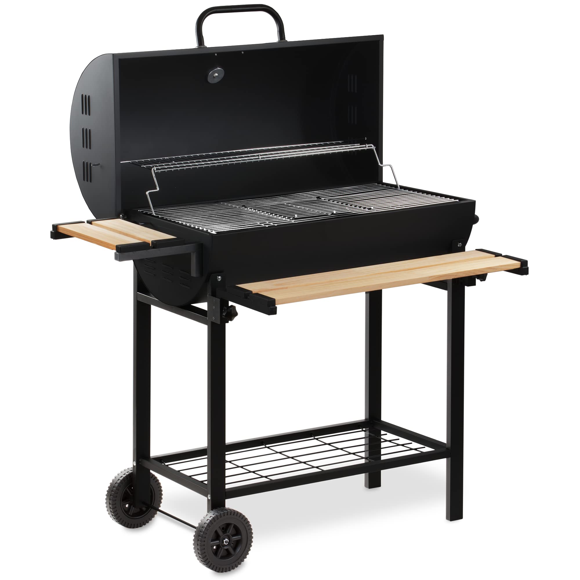 Barbecue con Coperchio e Ruote da Giardino – On Line Happy Casa Store