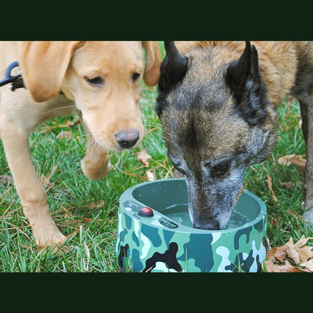 Heated Pet Bowl, Outdoor Pet Thermal Water Bowl, Dog Cat Heated Water Bowl with 69 Inch Chew Resistant Cord and Waterproof ON/Off Switch