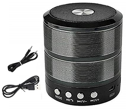 Aiden's Collection WS-887 Wireless Bluetooth Portable Speaker (Black)