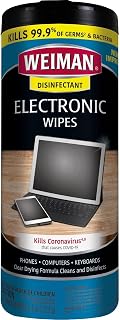Weiman Disinfecting Electronic Cleaning Wipes, 30 Count