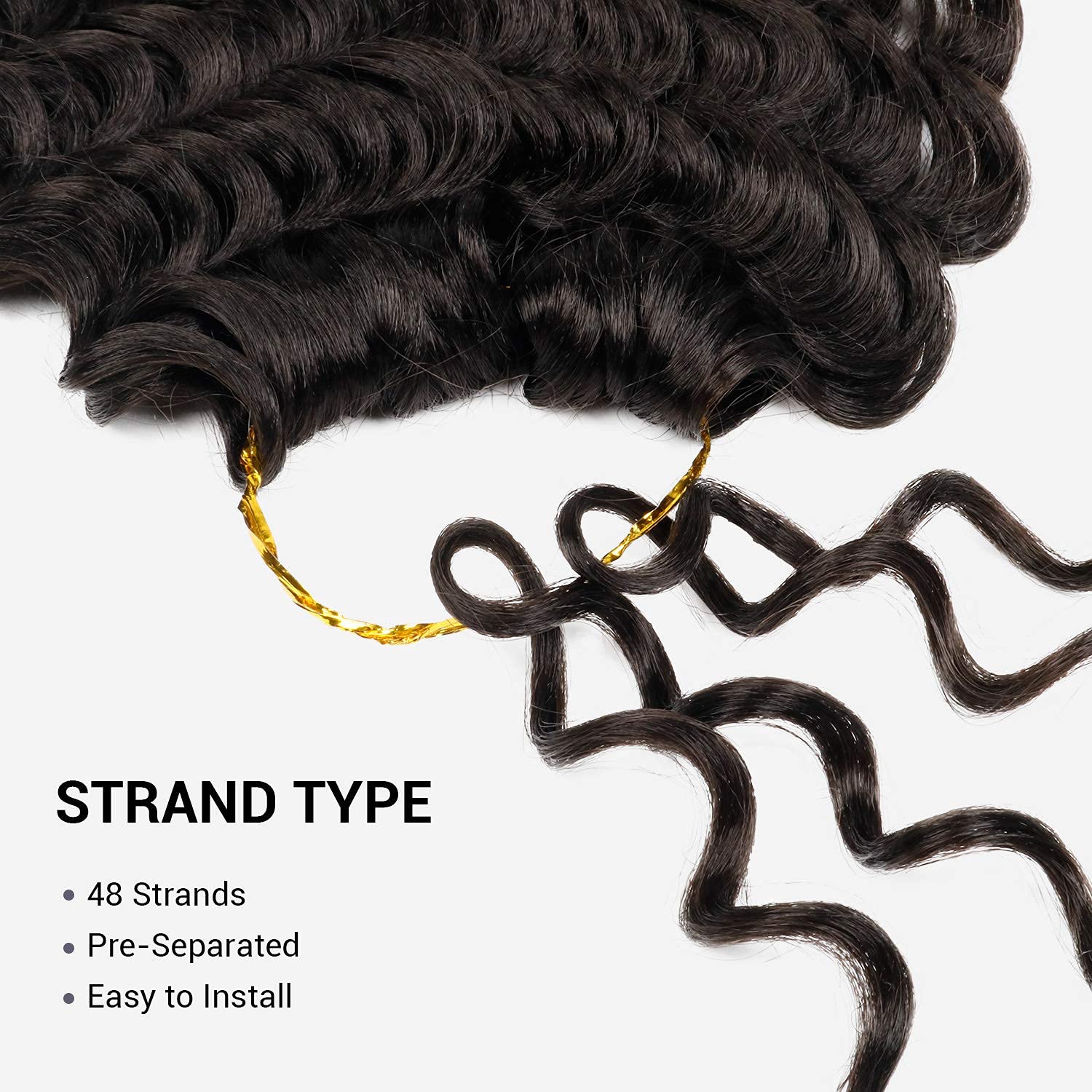 8 Inch 8 Bundle AU-THEN-TIC 2X Deep Twist Crochet Hair Deep Wave Crochet Braids Braiding Synthetic Kinky Curly Short Hair (8 Inch (Pack of 4), 2-Dark Brown)