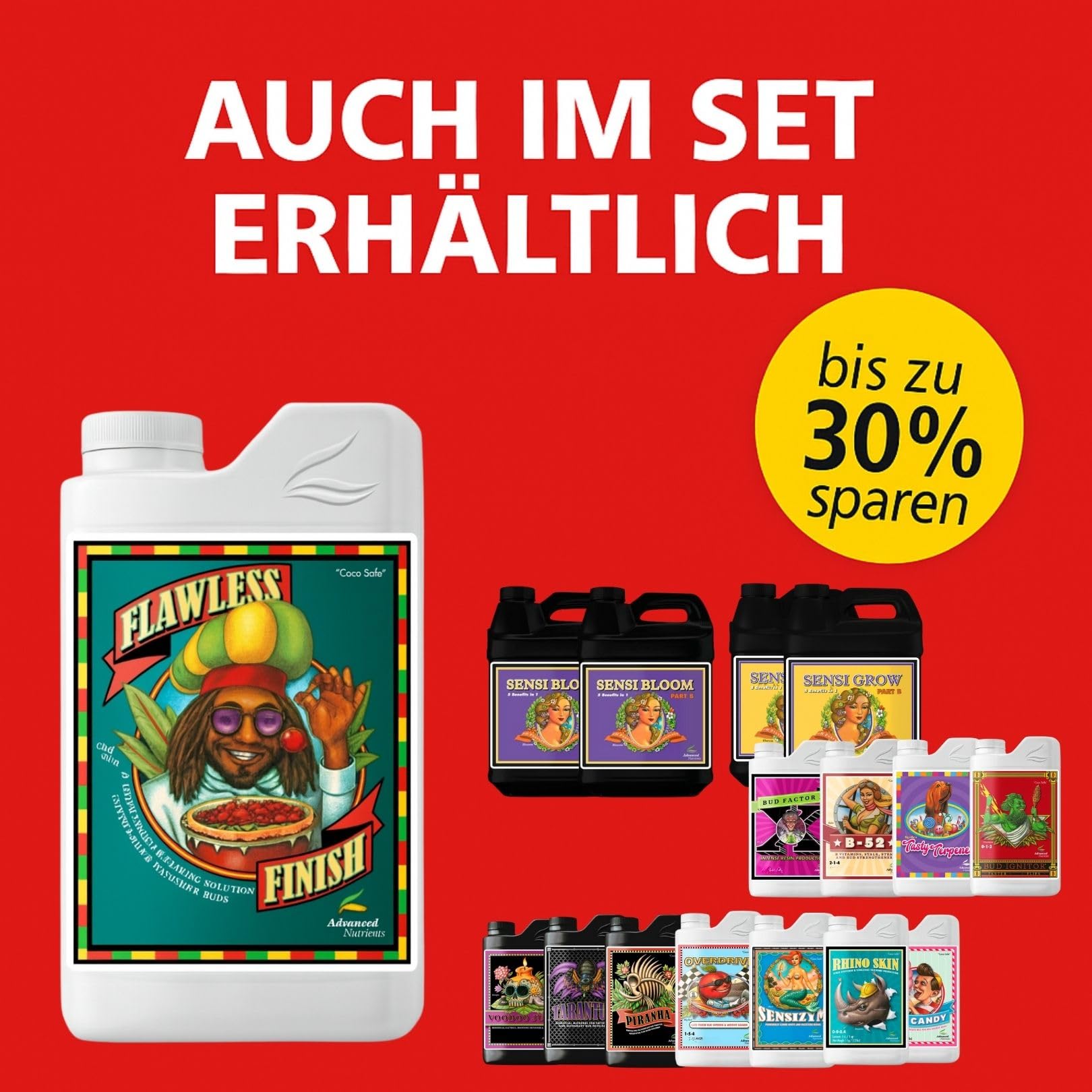 Weedness Advanced Nutrients Flawless Finish 5 Liter - NPK Dünger Grow Anbau Indoor Erde Flüssigdünger Organischer Bio