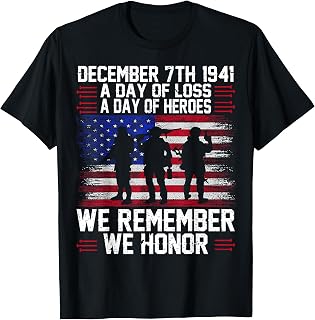 Remember Pearl Harbor 1941 Air Raid Plane Design T-Shirt