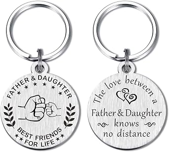 Dad Gifts - Best friend Of Life, Father and Daughter & Father and Son Keychain
