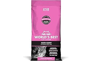World's Best Cat Litter Box Attractant: 8lb Bag of Good Habits Cat Litter