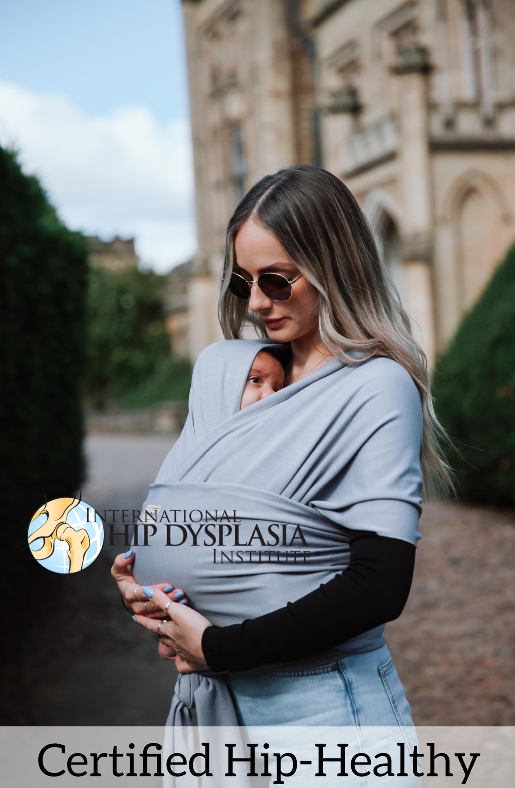 Baby Sling Wrap Newborn to Toddler Carrier 7-35lb, Soft Stretchy Baby Wrap Sling, Safety Tested, Hands-Free Baby Wrap Carrier - Image 2