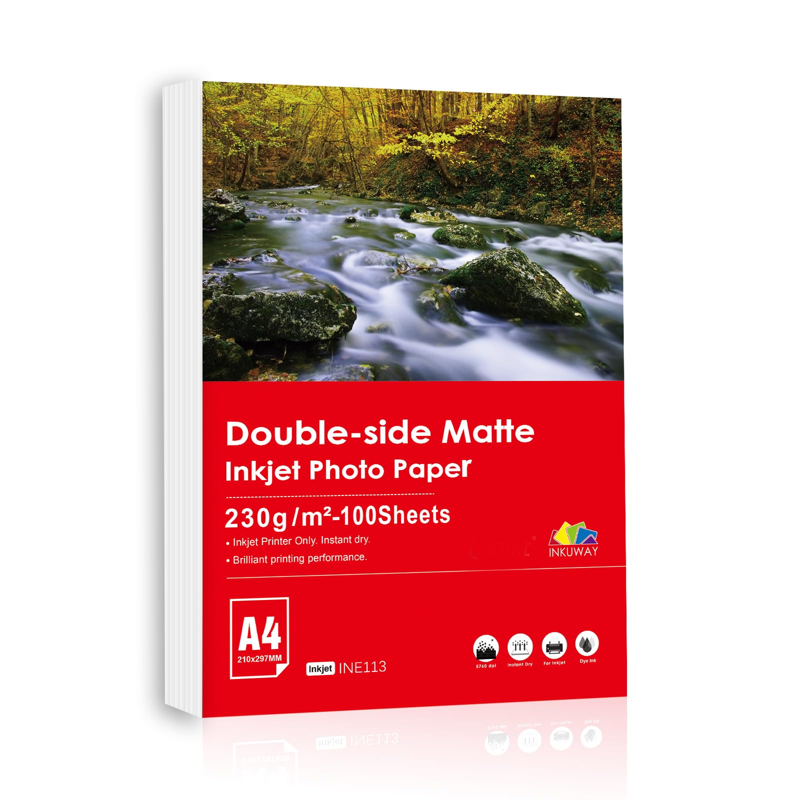 Carta Opaca Per Stampa Foto Carta Fotografica A4 220 G/m&sup2; - 50