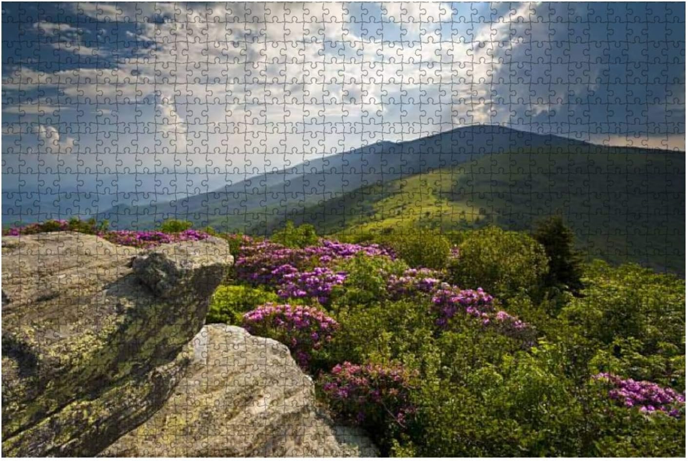 Landscapes of Sete Cidades Sao Miguel Island Azores Portugal Europe 1000 Piece Jigsaw Puzzle Game - Colorful Large Puzzles Artwork for Adults Teens Puzzle Game Toy Gift