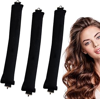 PAVIKEカーラー 巻き髪 寝ながら【3個】ヒートレスカーラー 手巻きカーラー DIYヘアツール、スリープカーラー、熱フリーデザイン、すべての髪質に適し