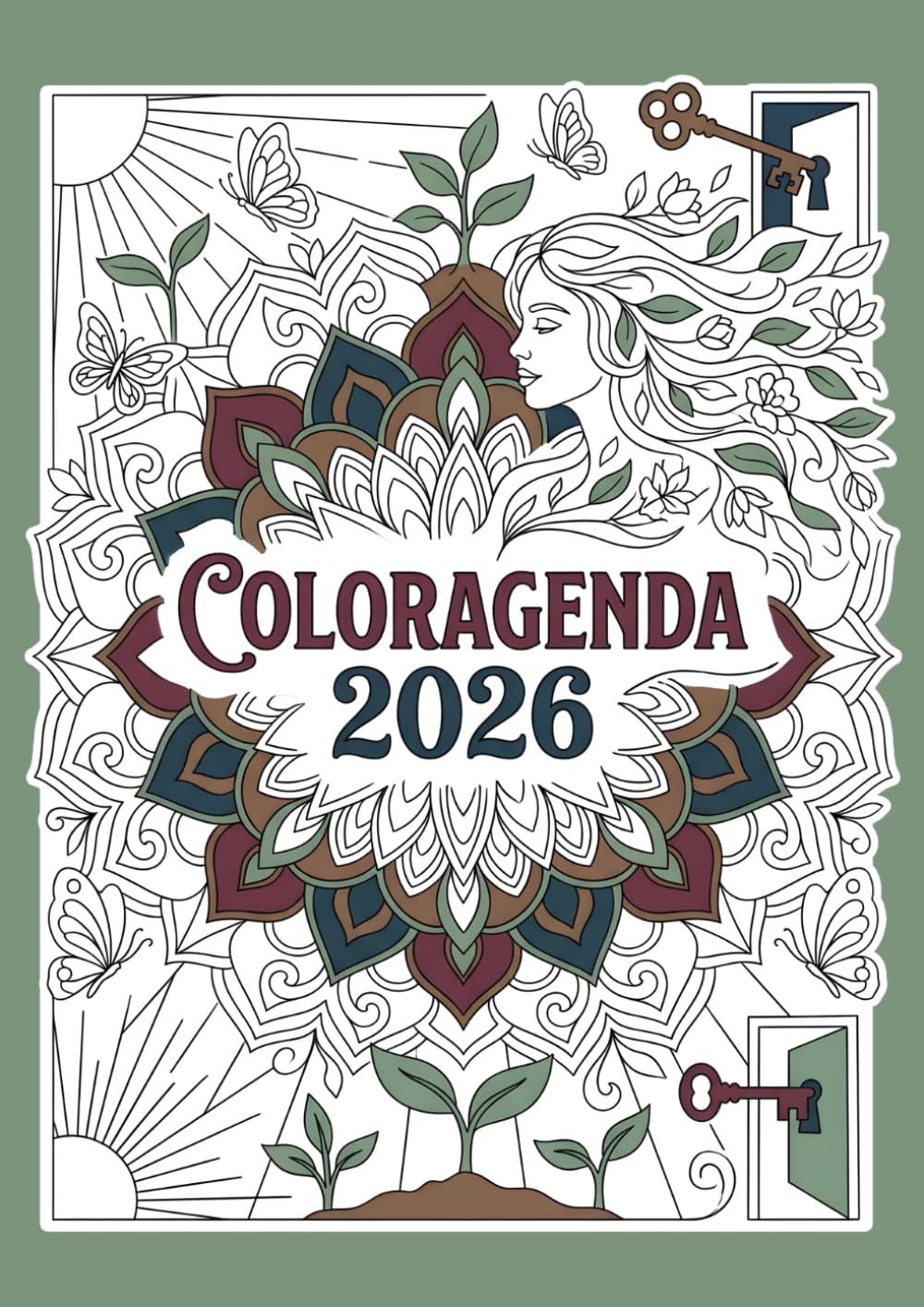 Coloragenda - agenda settimanale 2026: Planner da colorare per organizzare la tua vita, le tue passioni e i tuoi obiettivi