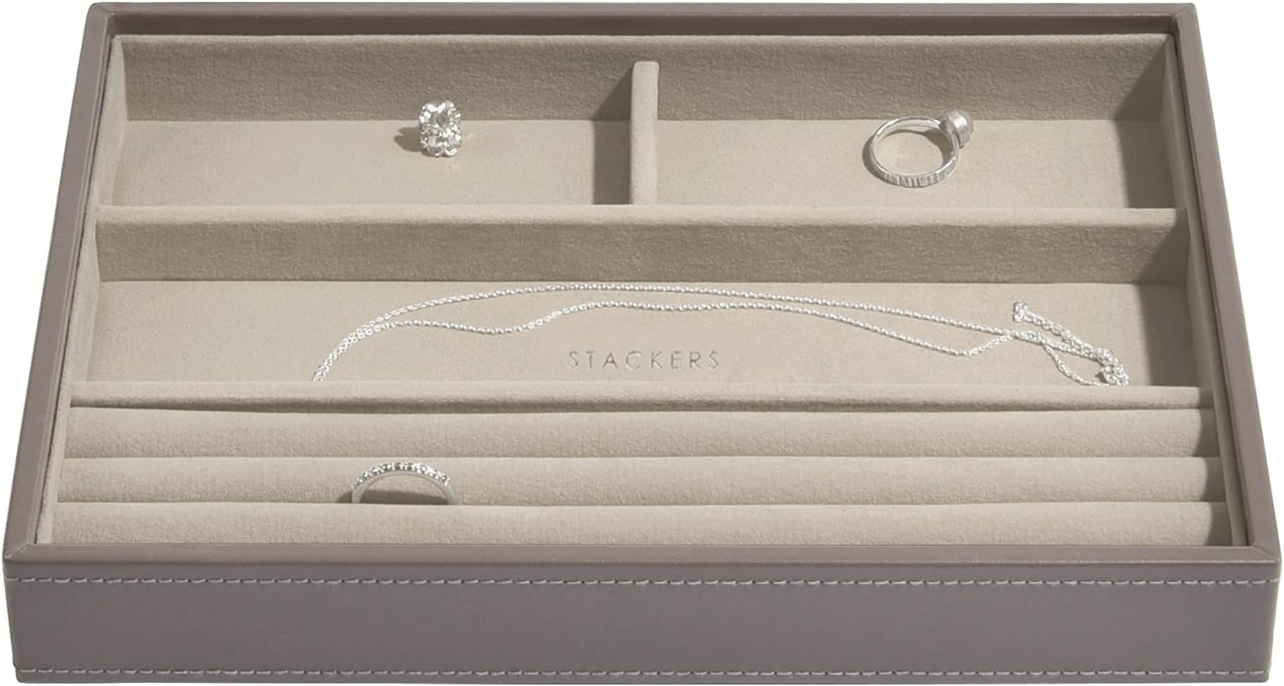 Stackers Mink Classic Medium Jewellery Box Ring/Bracelets Layer