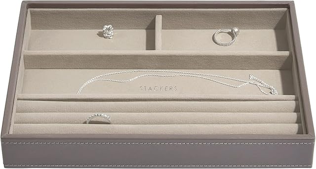 Stackers Mink Classic Medium Jewellery Box Ring/Bracelets Layer