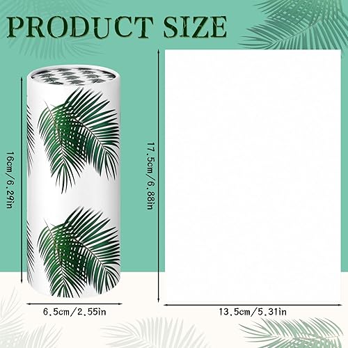 Miniatura 2 de Cunhill Paquete de 8 soportes para pañuelos de automóvil con tejido facial, cilindro a granel, cajas redondas para viajes, apto para portavasos,