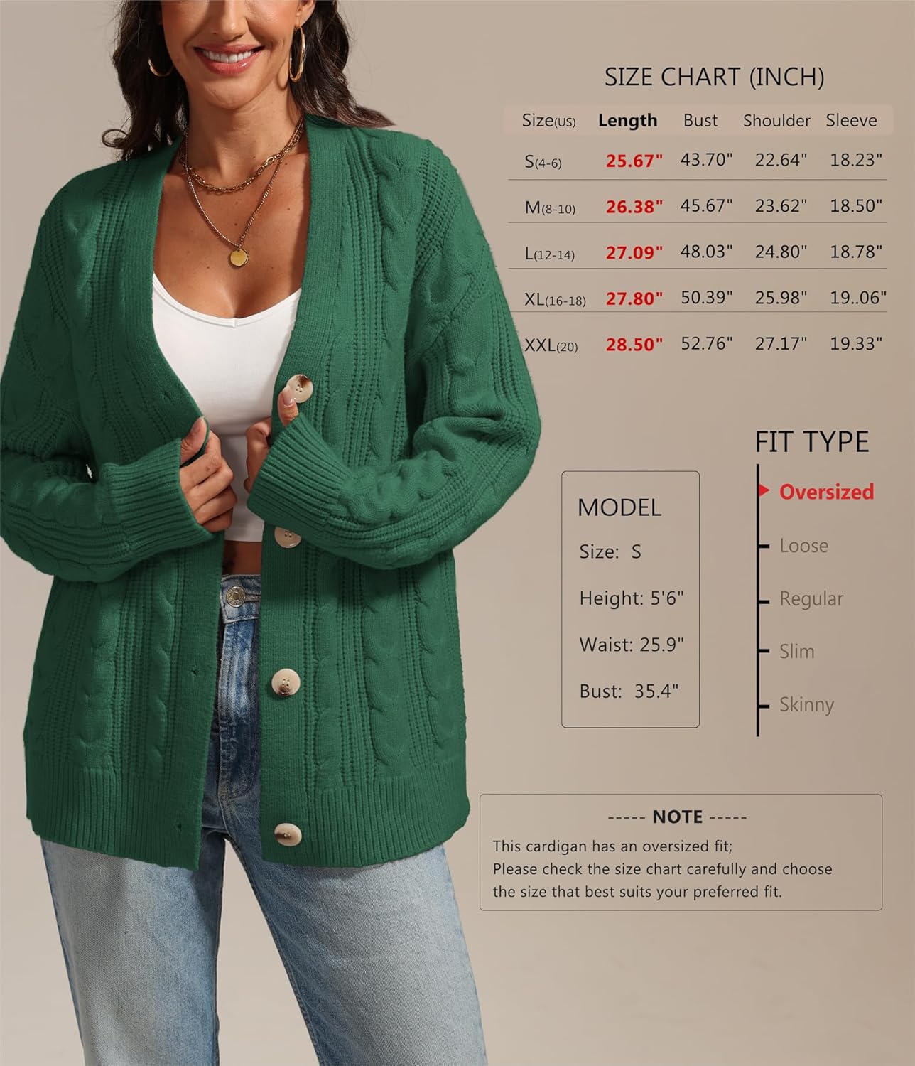 ATHMILE Womens Oversized Sweaters Cable Knit Cardigan Fall Fashion Long Sleeve Open Front Chunky Winter Coats 2025 - Image 2