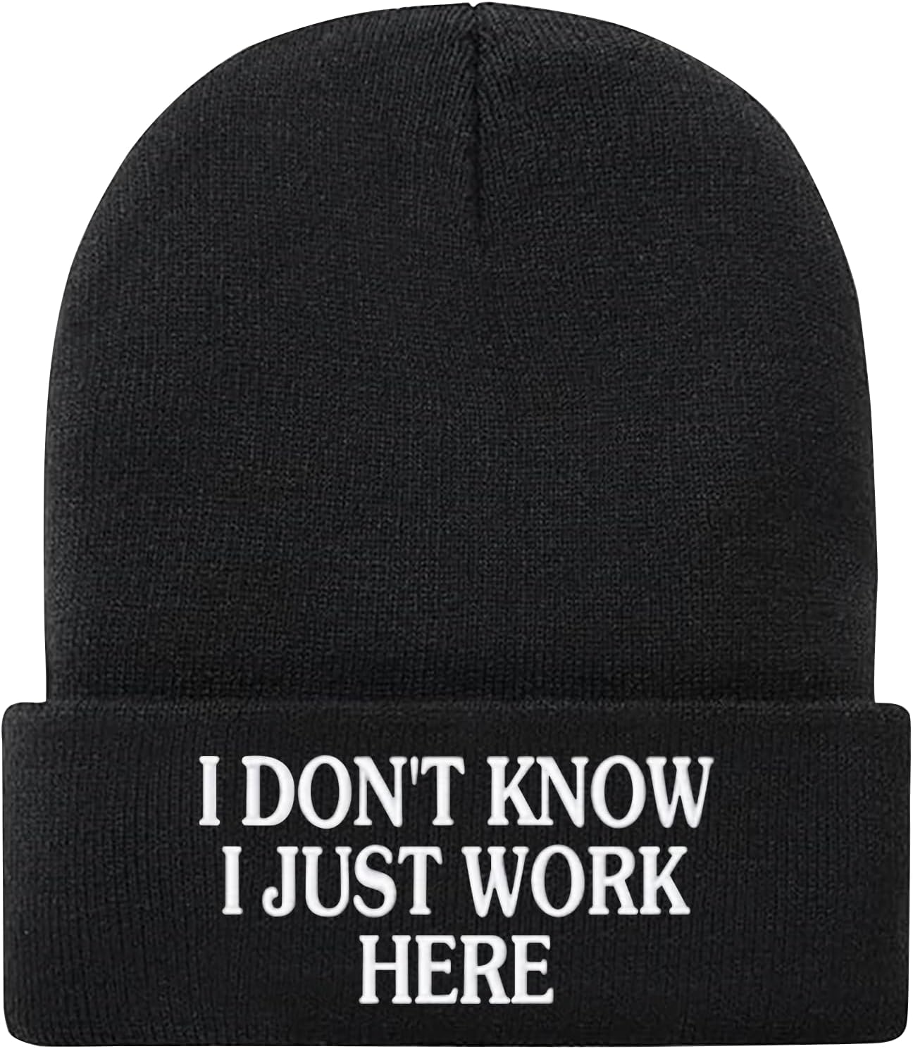 Funny Beanie for Men and Women,Cool Embroidered Knit Hat Warm Winter Funny Hat