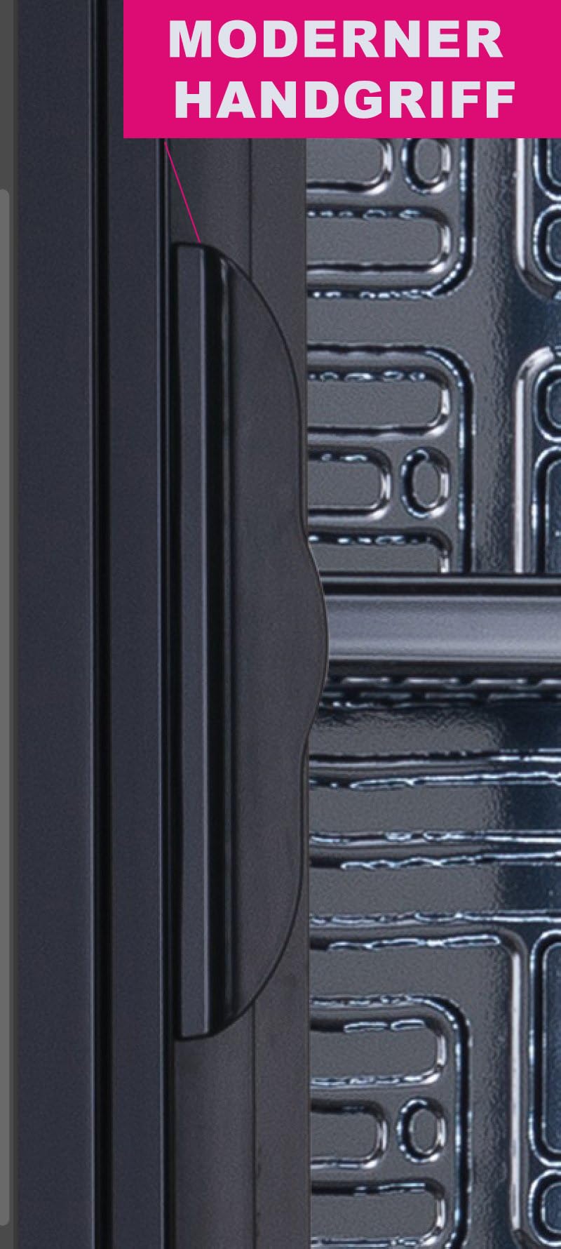 Getränkekühlschrank 360 L mit Glastür | Abschließbar | LED-Beleuchtung | 0–10 °C | 5 verstellbare Regale | Schwarz