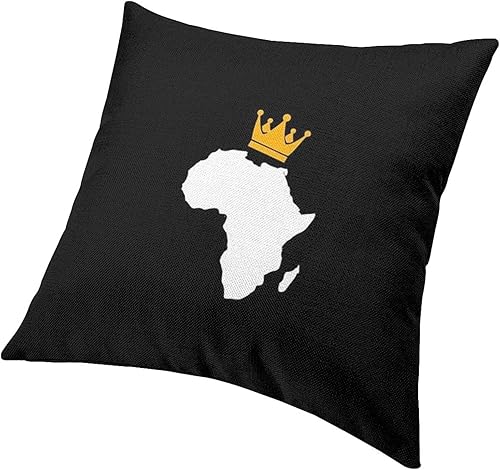 Miniatura 3 de ASYG Funda de cojín africana de 18 x 18 pulgadas, diseño de doble cara