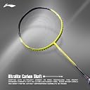 Li-Ning Li-Ning G-Force 3800 II Superlite Unstrung Badminton Racket with Full Cover | 5U | Maximum Tension ≤ 30 Lbs (Lime/Black) gallery image
