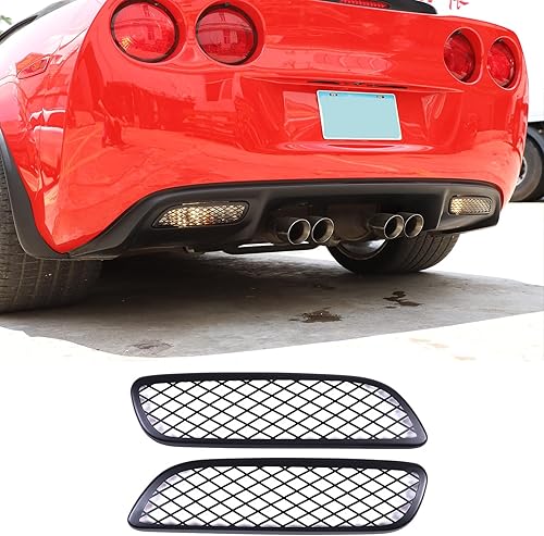 Miniatura 9 de Moittellc Cubierta protectora de luces antiniebla para automóvil compatible con Chevy Corvette C6 2005-2013, accesorios de cubierta de luces de