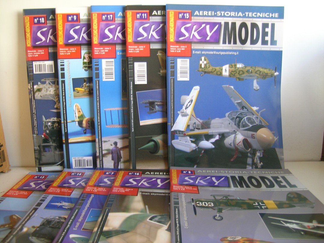 A Set of 15 New Back Issues of Sky Model / Model Time---10 New back Isuues of Each