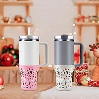 Vista 29 de Botas de silicona para Stanley, protector inferior de copa, accesorios para Stanley Quencher H2.0 FlowState Tumbler 20oz/20oz/30oz/Stanley Adventure