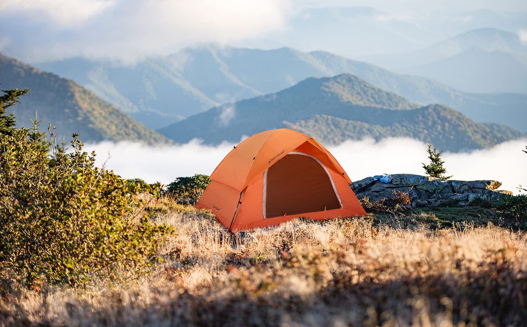 Clostnature Tenda da Campeggio per 2/4 Persone - Tenda da Esterno Impermeabile, Tenda a Cupola Leggera, Tenda Compatta con Dimensioni ridotte per Famiglia, Gite in Spiaggia, Festival, Feste