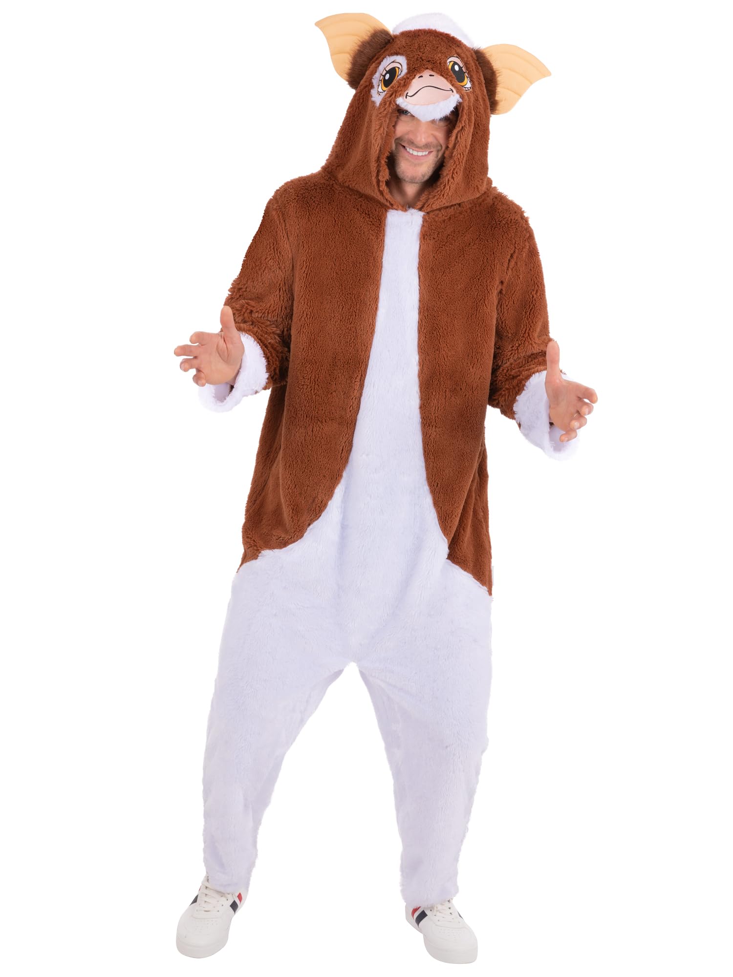 Smiffys Men's Brown, White Deluxe Gremlins Gizmo Costume