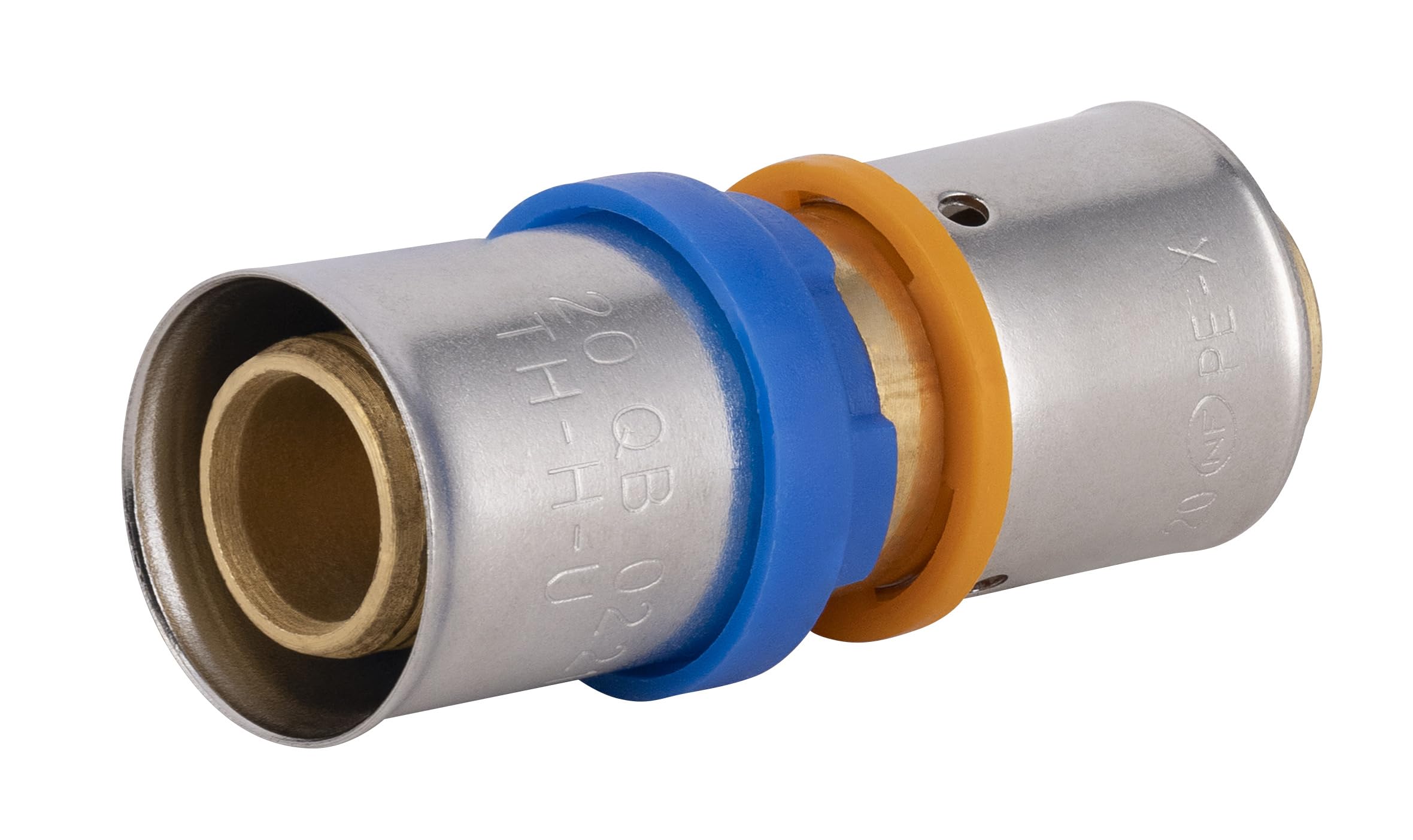 Raccord jonction Multicouche à Sertir Multi profils TH-​H-​U diamètre Ø20 mm/​PER à Sertir Ø20 mm - Pour réseau d'eau potable et chauffage NOYON & THIEBAULT