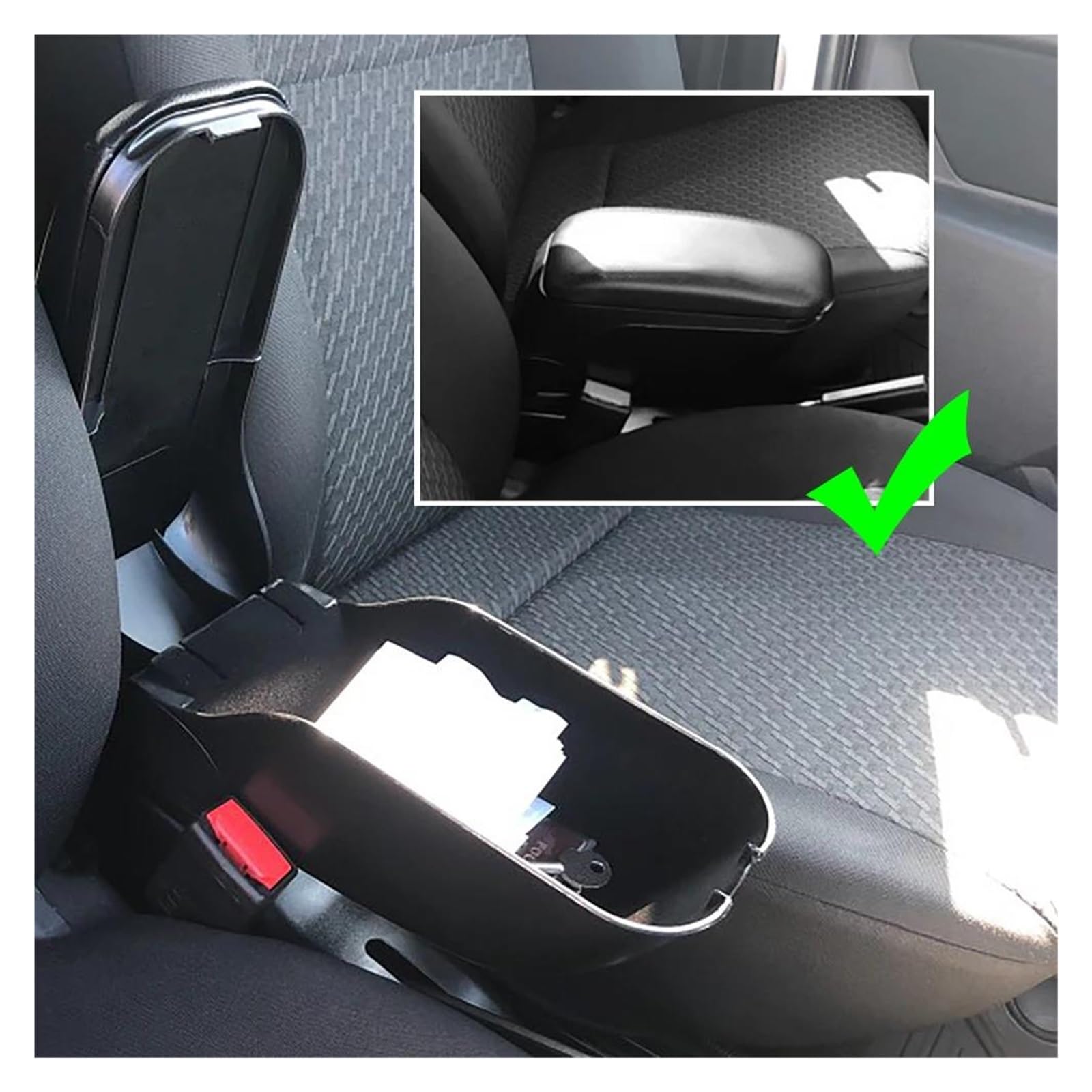 Appoggio Poggia Braccio Per Dacia Per Duster 2010 2011 2012 2013 2014 2015 Auto Bracciolo Box Scorrevole Accessori Bracciolo Centrale Nero