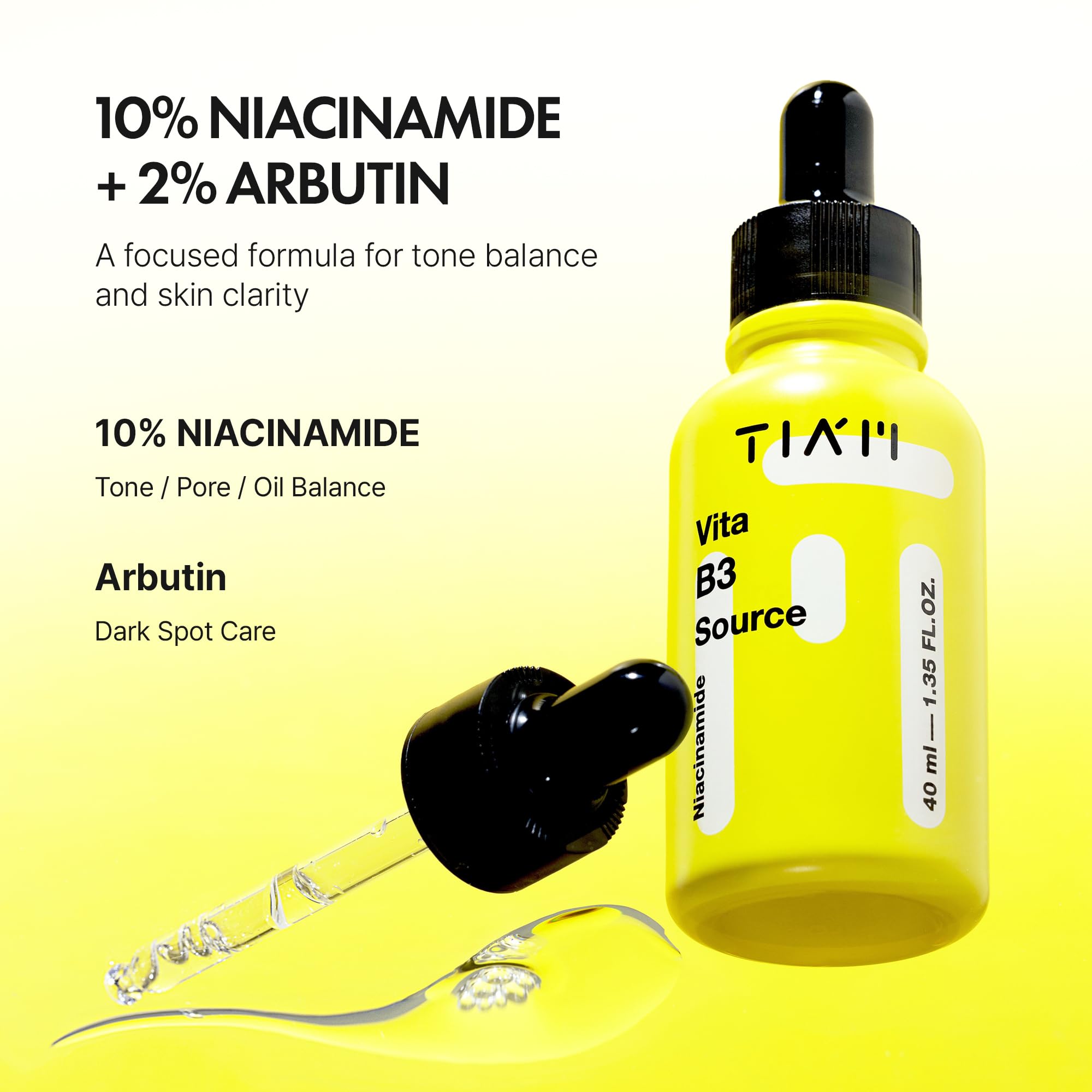TIAM Vita B3 Source | Korean Skincare Serum w/Niacinamide & Alpha