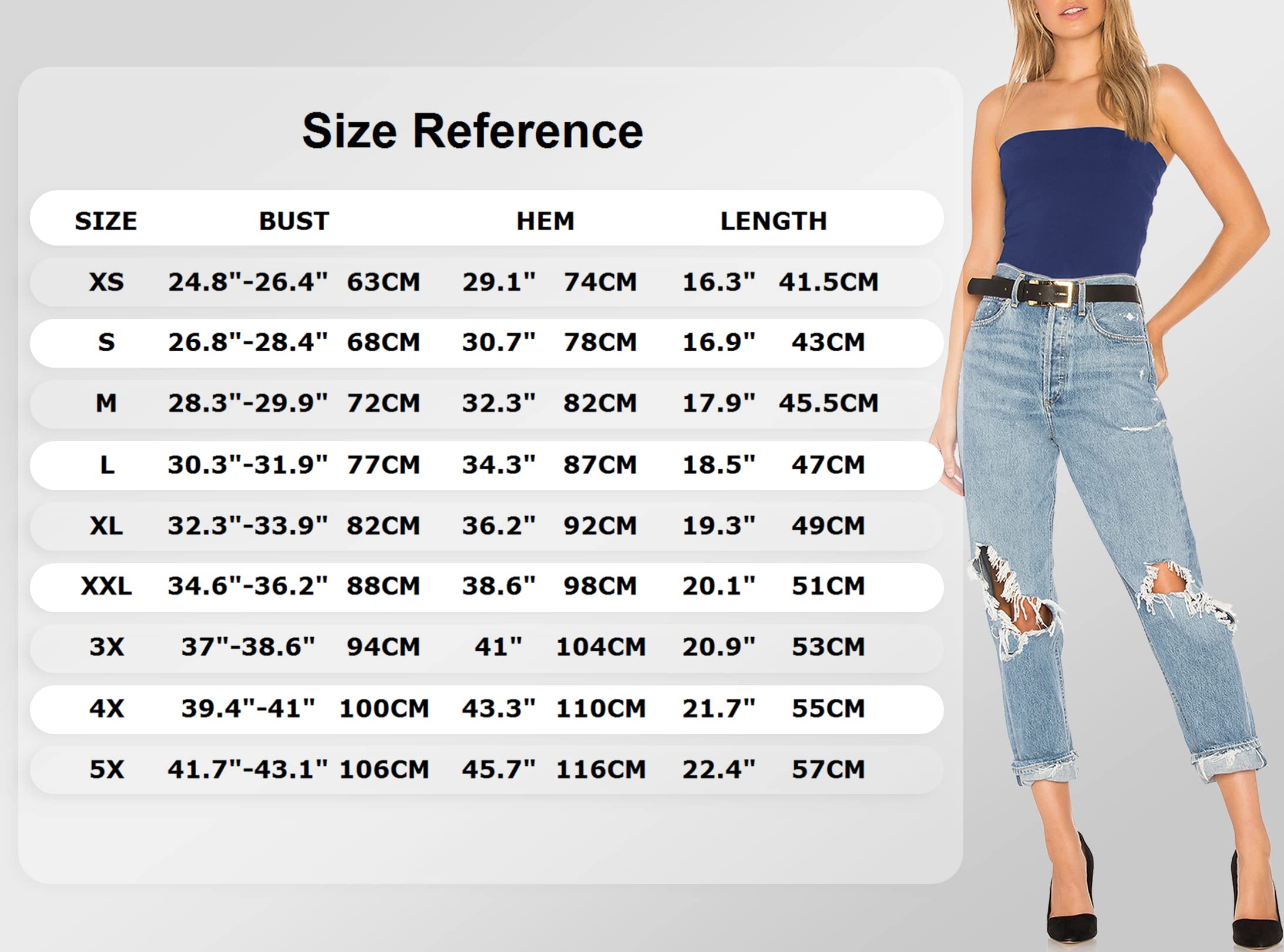 Cotton Tube Tops for Women Strapless Tops Sexy Bandeau Top Strapless Shirts Stretchy Undershirt 3Packs