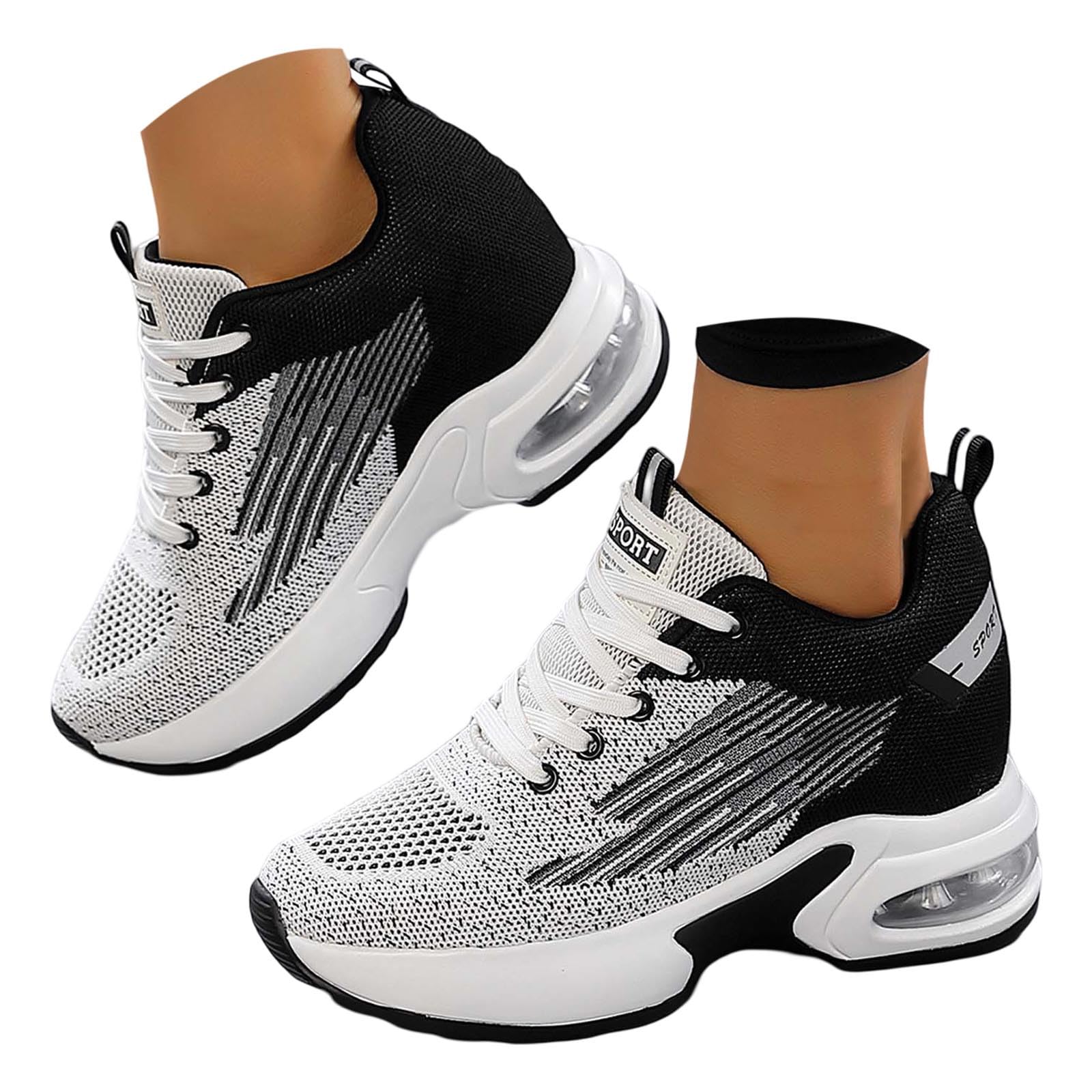 Zapatillas Deportivas Mujer Zapatillas Mujer Correr Casual Negras De Enfermera Womens Trainers Sapatilhas Zapatilla Deportiva Zapato Negro Sanitarias Deporte Zapatos Ortopédicos Plataforma Blancas 38
