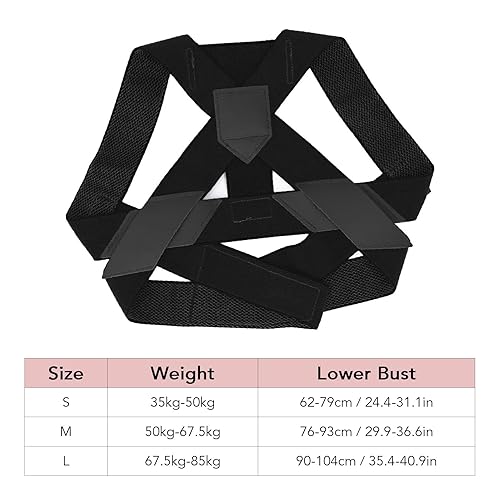 Miniatura 9 de ViaGasaFamido Back Straightener Posture Corrector, High Elasticity Shaping Posture Corrector Posture Improvement for Back Straightener (M)