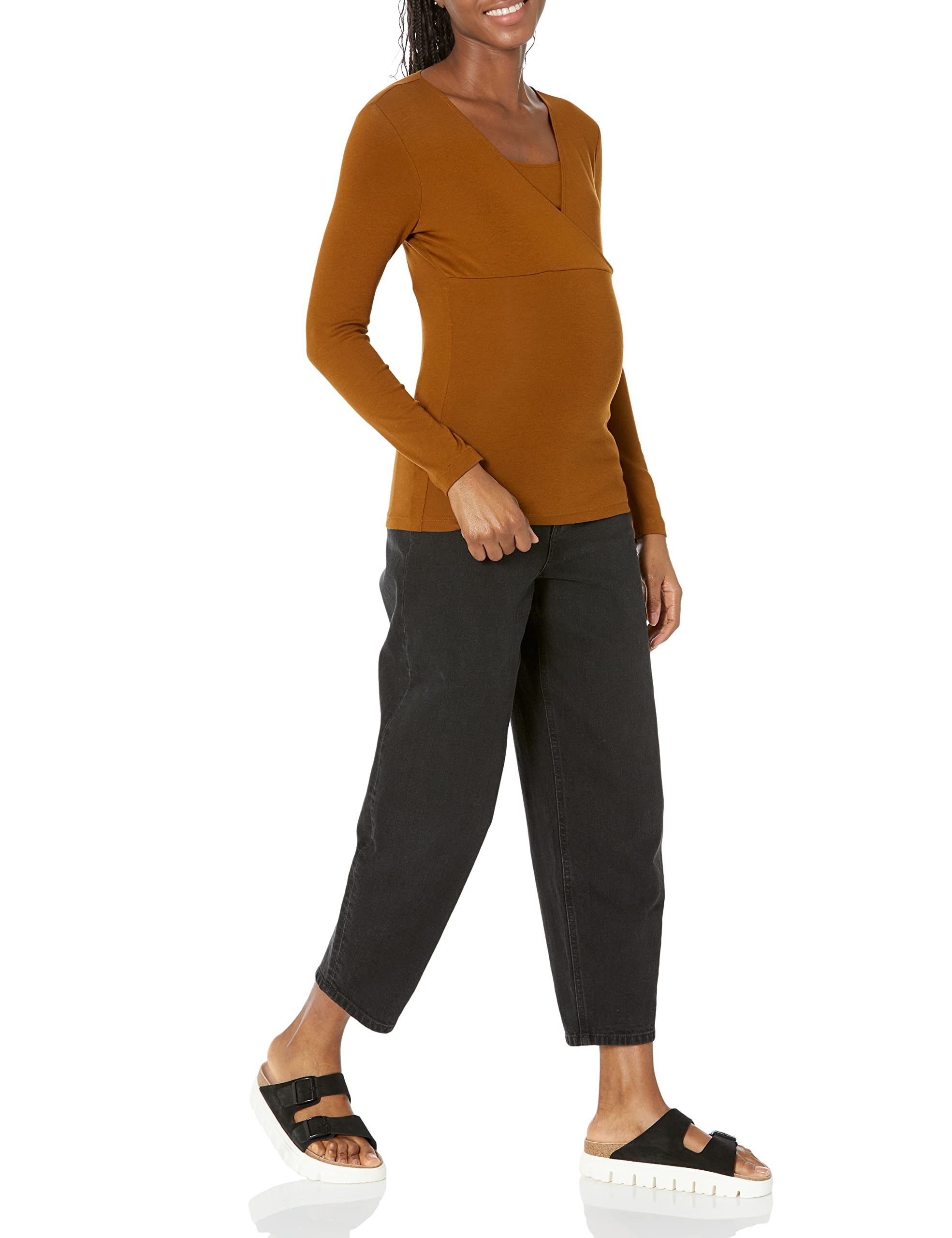 Amazon Essentials Femme Haut de maternité à col en V