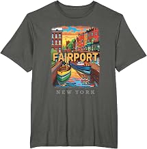 Fairport New York NY Erie Canal Charm SD067 T-Shirt