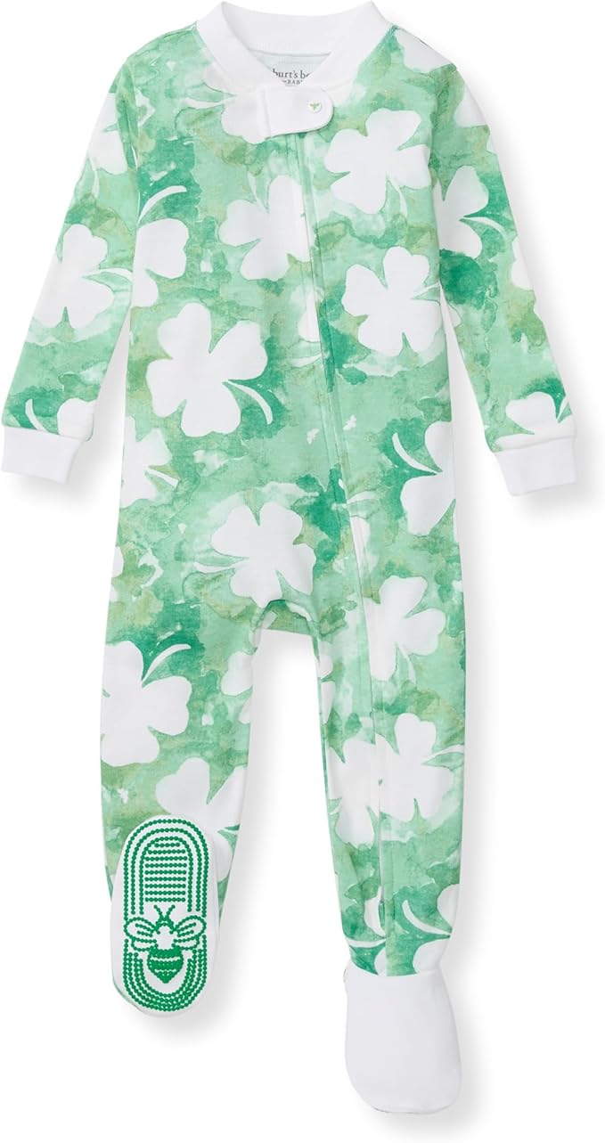 Adorable St. Patrick's Day Outfit Idea: Burt's Bees Baby Boy Pajamas!