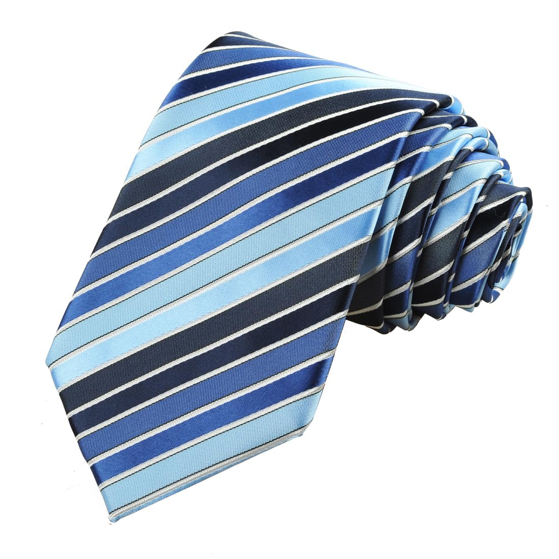 KissTies Mens Necktie Classic Striped Tie For Men In Gift Box