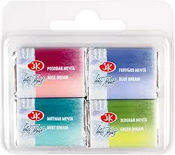 Kit 4 Aquarelas White Nights Pastilha Metamorphoses Dream
