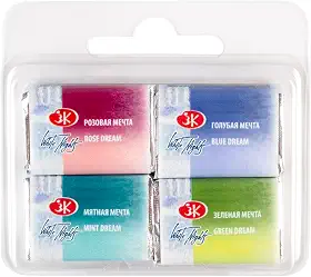 Kit 4 Aquarelas White Nights Pastilha Metamorphoses Dream