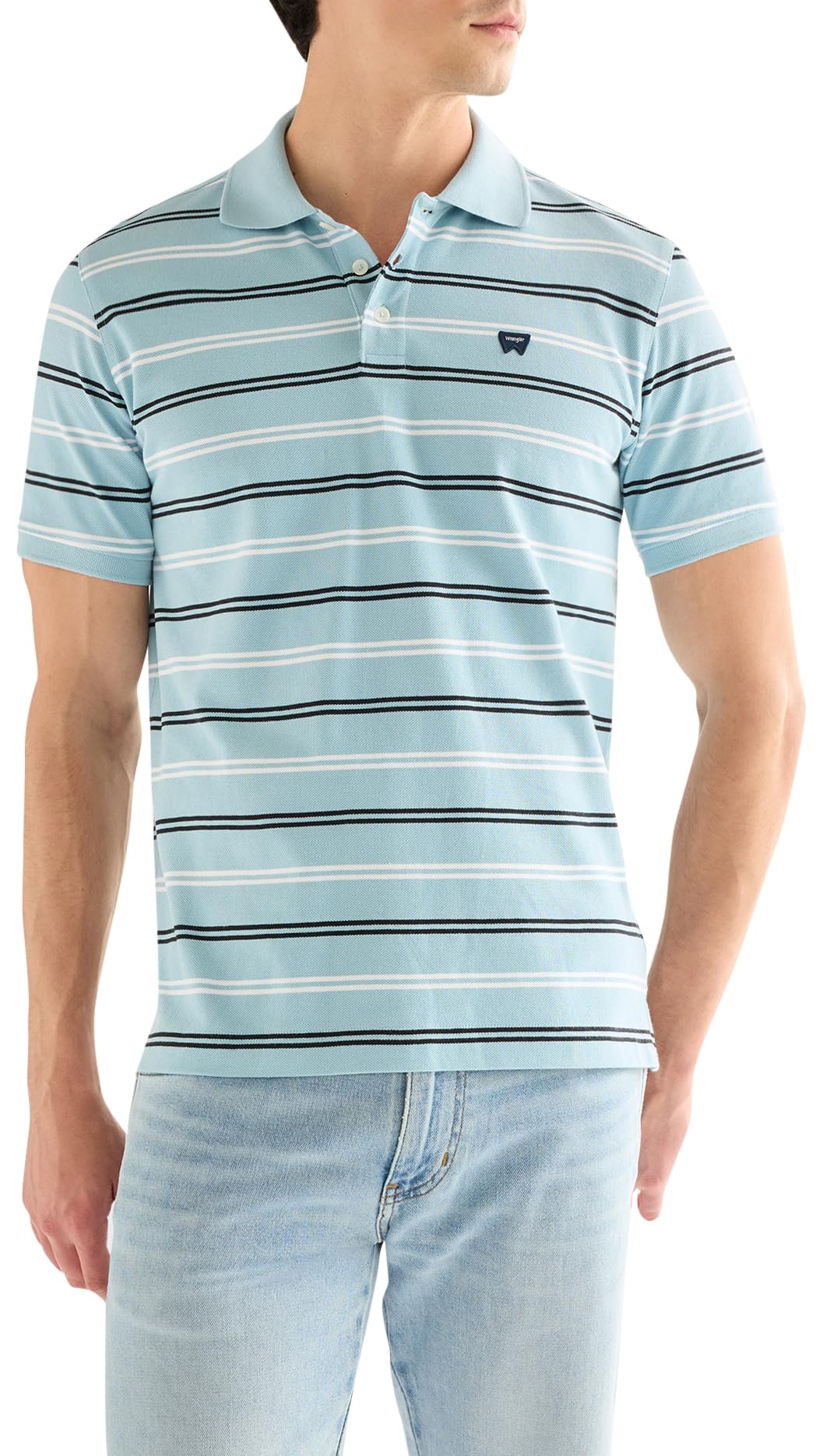 Wrangler, Men's Polo Shirt, Stripe Polo Shirt