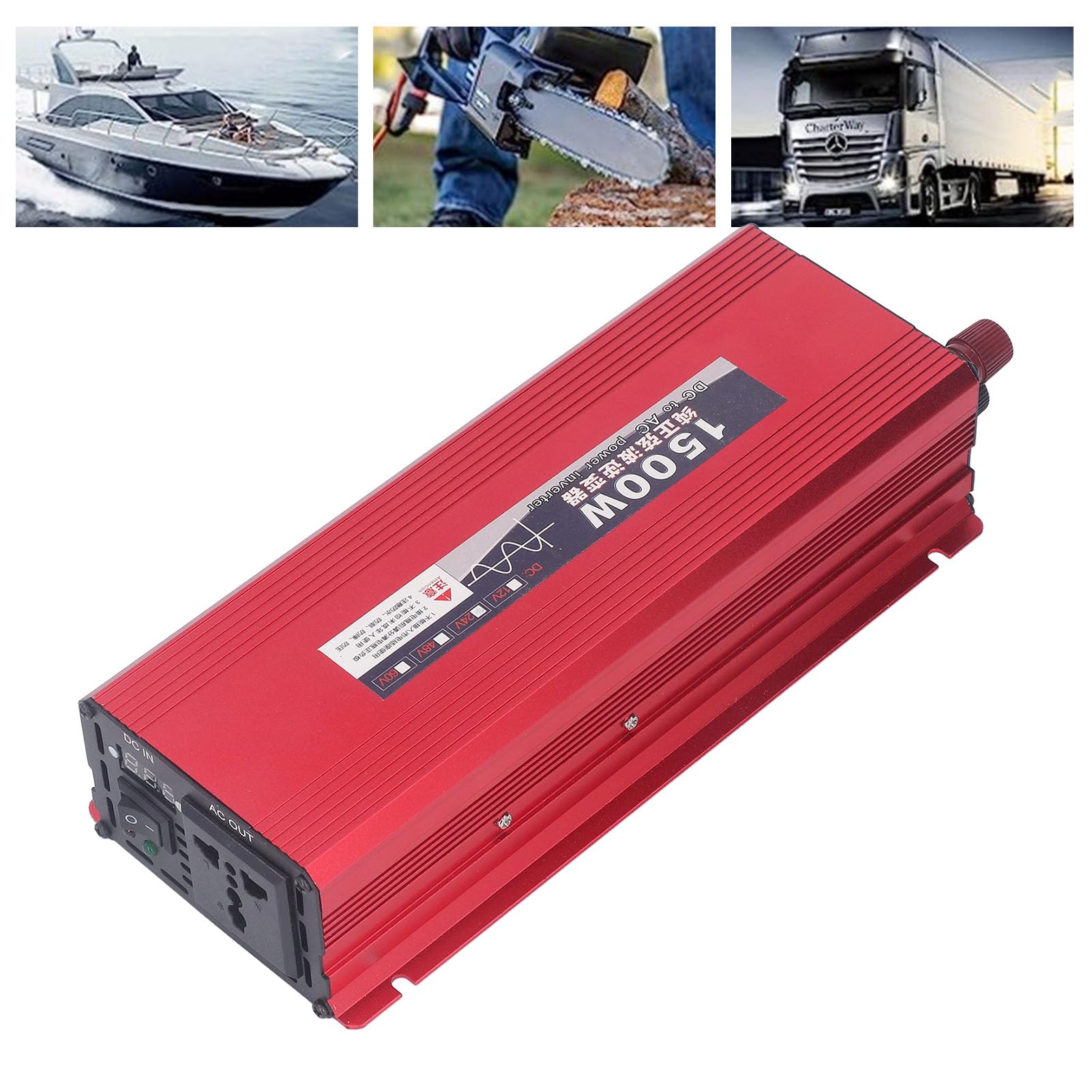 Telecomando Affidabile con Inverter a Onda Sinusoidale Pura da 1500 W per attività All'aperto in Campeggio per (Da DC48V a AC220V)