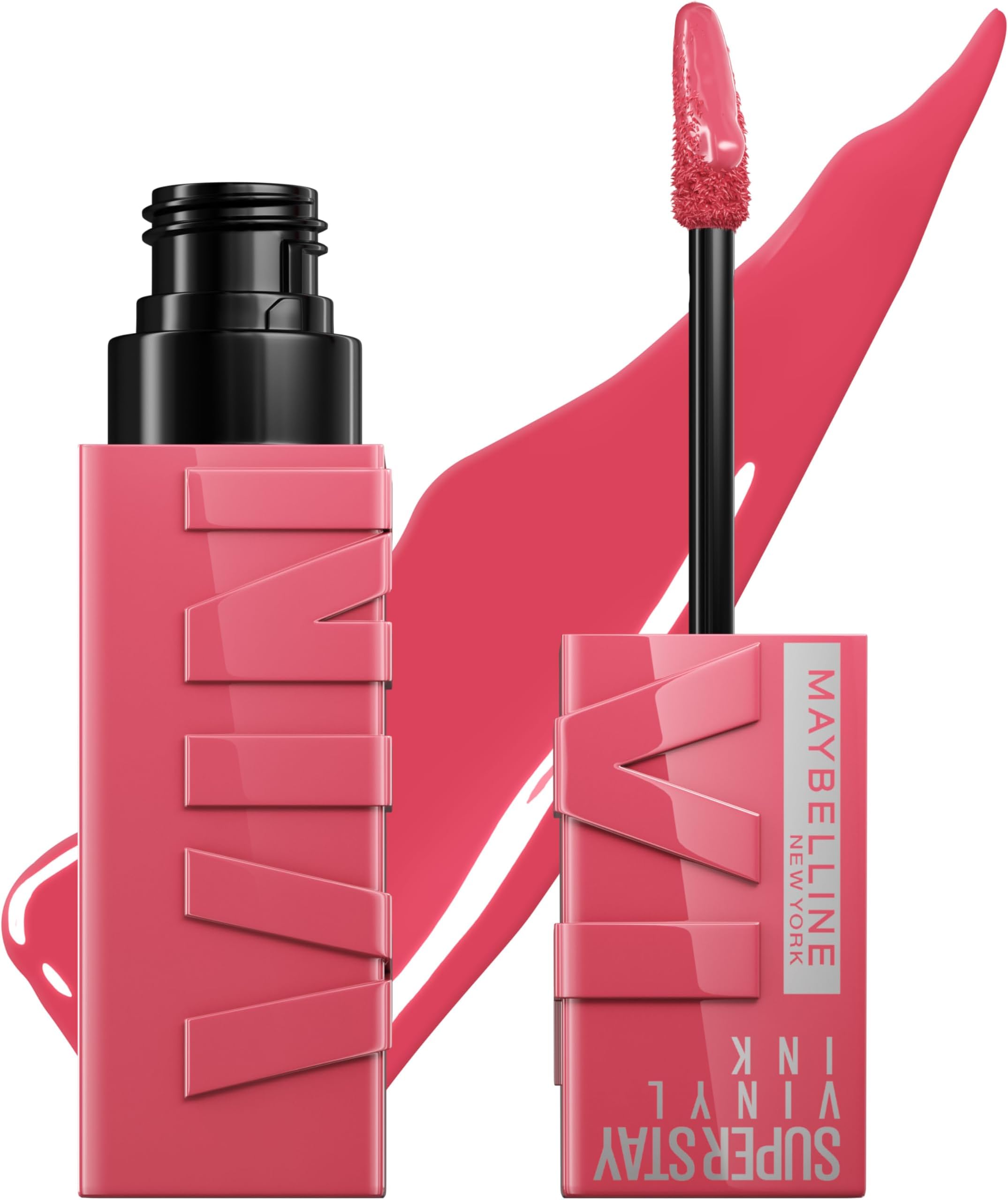 Super Stay Vinyl Ink Longwear No-Budge Liquid Lipcolor Make Up, Highly Pigmented Color and Instant Shine, Rogue, 1 Count