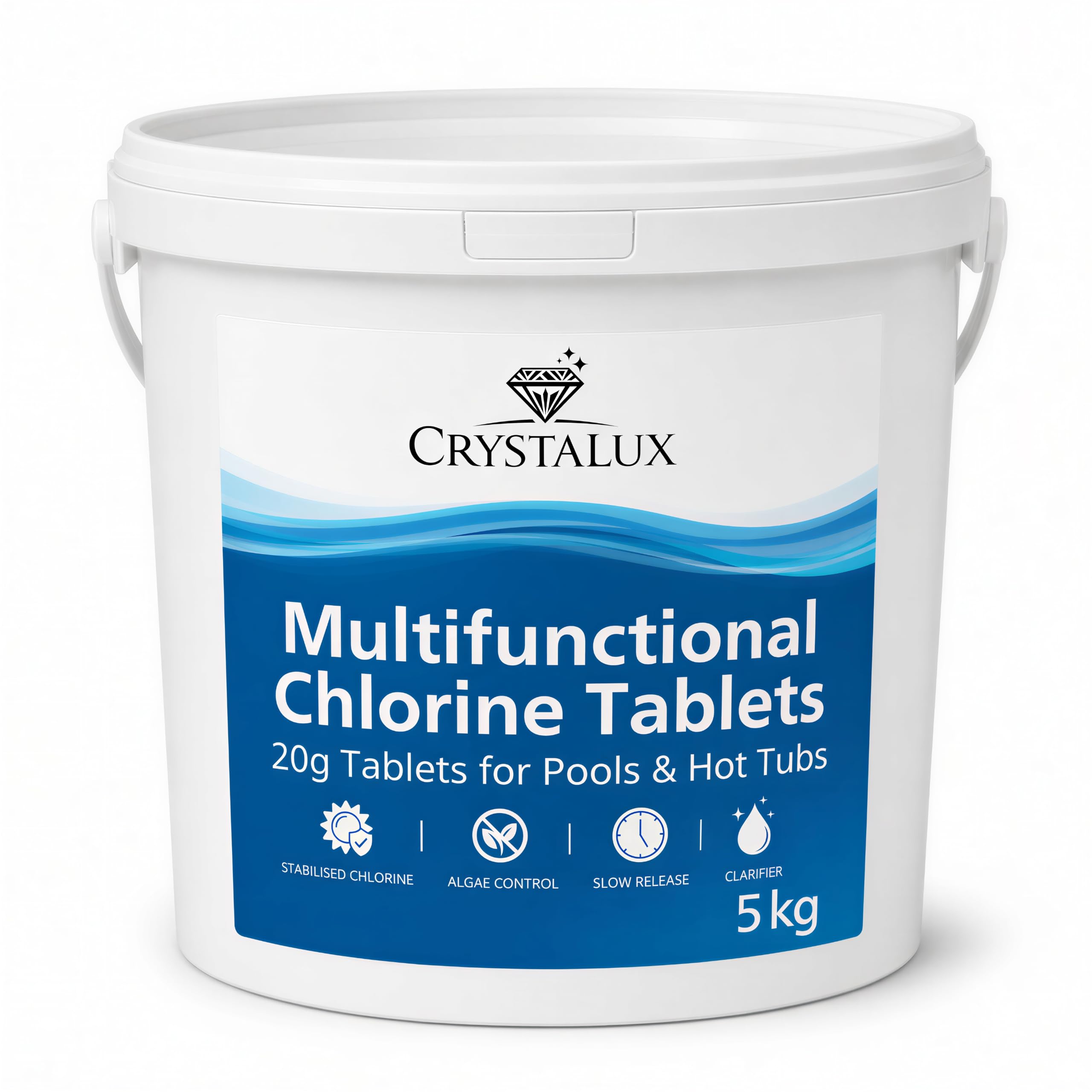 CrystaLux 20g Multifunctional Chlorine Tablets