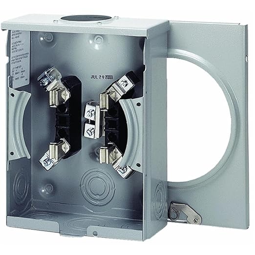 Cutler Hammer Meter Socket Ground Connector 125 Amp No Bypass Boxed