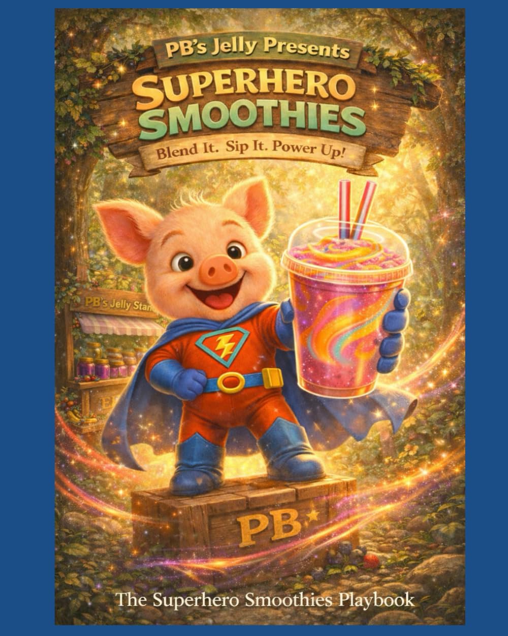 PB’s Jelly Presents Superhero Smoothies: Blend It! Sip It! Power Up! The Super Hero’s Smoothie Playbook: 5 (PB Playbook Collection)