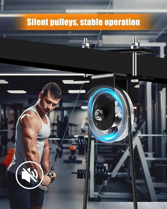 Power Rack Pulley Attachment Home Gym
