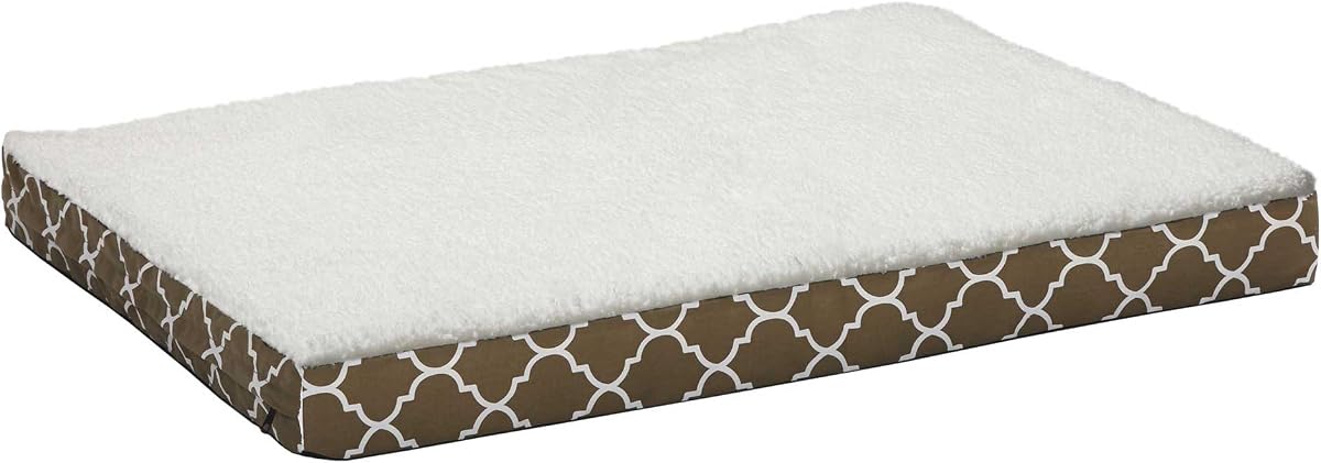 MidWest Homes for Pets Midwest EcoSpring Orthopedic Dog Bed in Brown Featuring Teflon Fabric Protector | Pet Bed for Extra Large Dog Breeds & Older Dogs | Dog Bed Measures 48L x 36W x 5.25H Inches