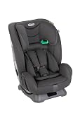 Graco – Podnośnik FlexiGrow R129 z uprzężą 2 w 1, 76-145 cm (ok. 15 miesięcy do 12 lat), odchylany, regulowana szerokość, kolor onyksowy