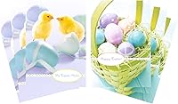 Vista 10 de Hallmark Surtido de tarjetas de Pascua, conejitos de Pascua (8 tarjetas con sobres)