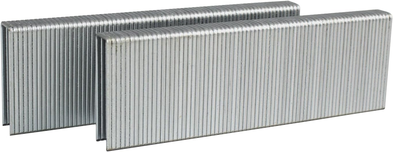 Freeman16-Gauge 1-1/2" Glue Collated Construction Staples with 7/16" Crown – 1,000 Count – Galvanized Heavy-Duty 16 GA Staples for Siding, Roofing & Sheathing – CS16-15
